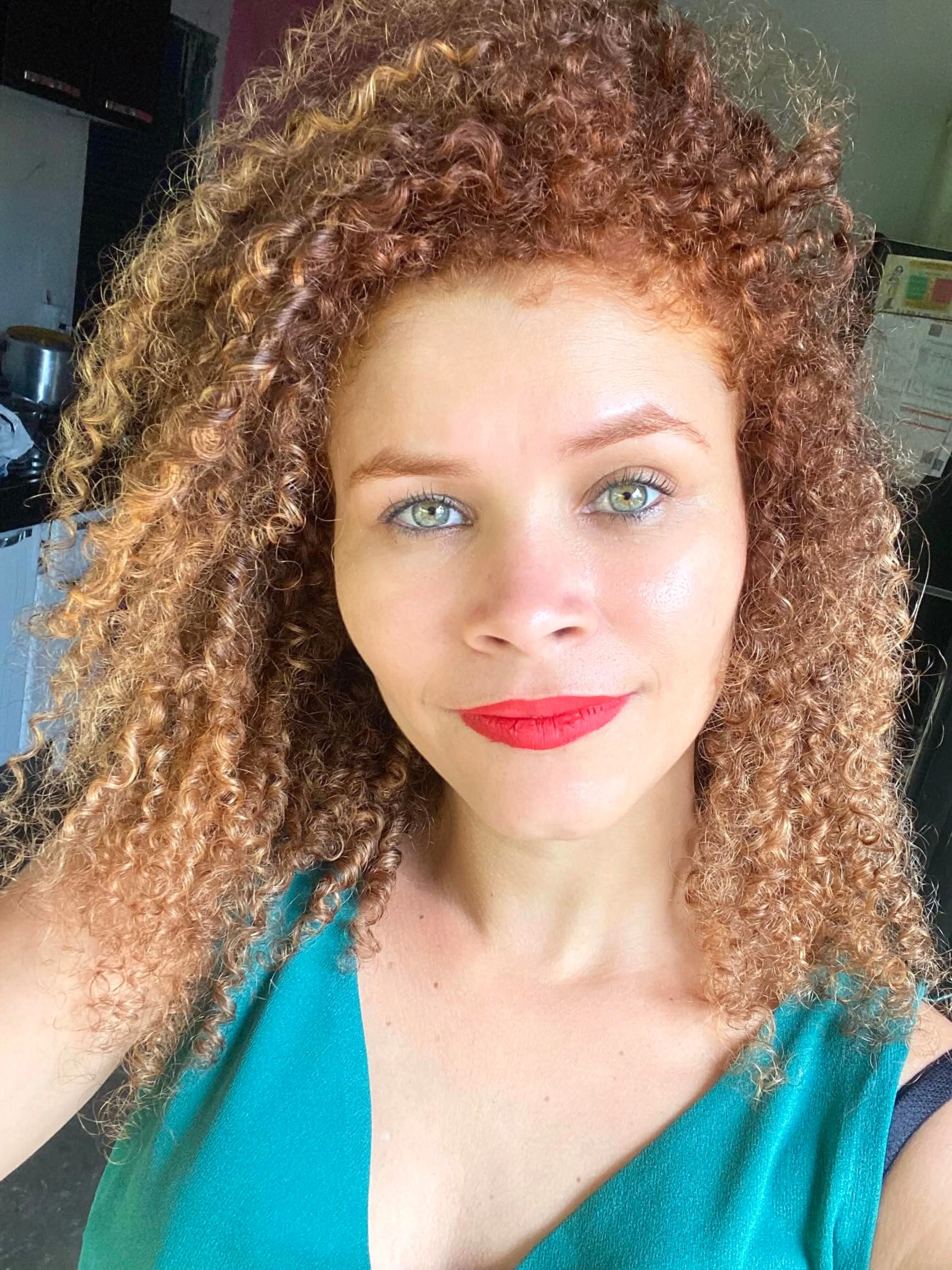 Resultado após coloração pessoal online - transformação cliente 8