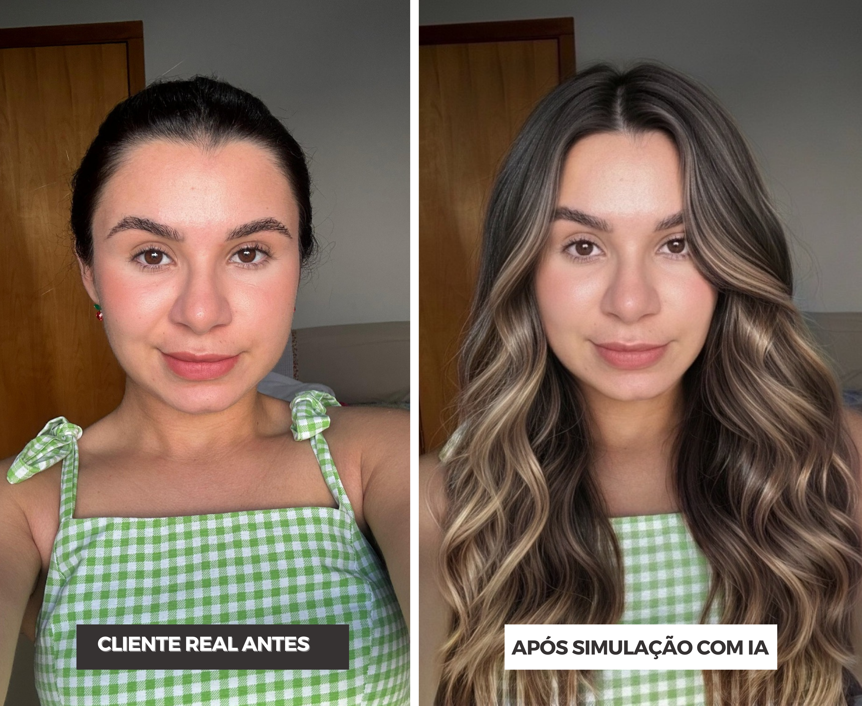 Simulação IA — transformação capilar 3
